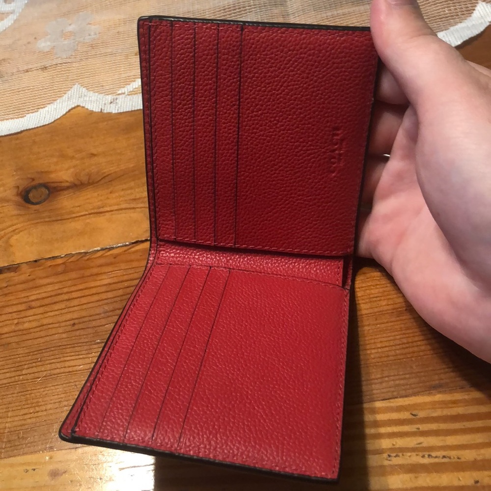 Brand new, all red coach wallet. - Picture 2 of 3